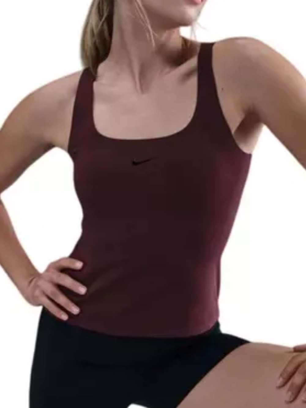 NIKE
Women's Nike Form Tank Top
Color: Burgundy Crush/Burgundy Ash
Size large